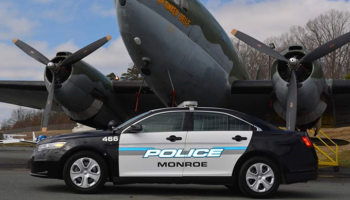 City of Monroe Police Department Car