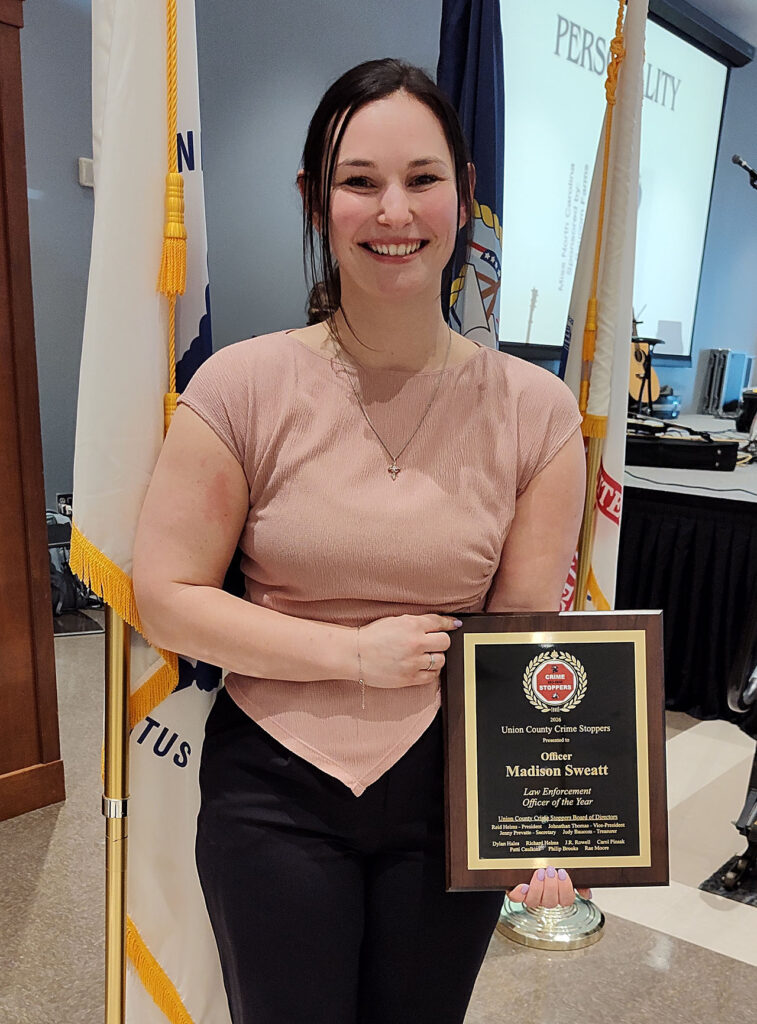 Officer of the Year - Union County Crime Stoppers